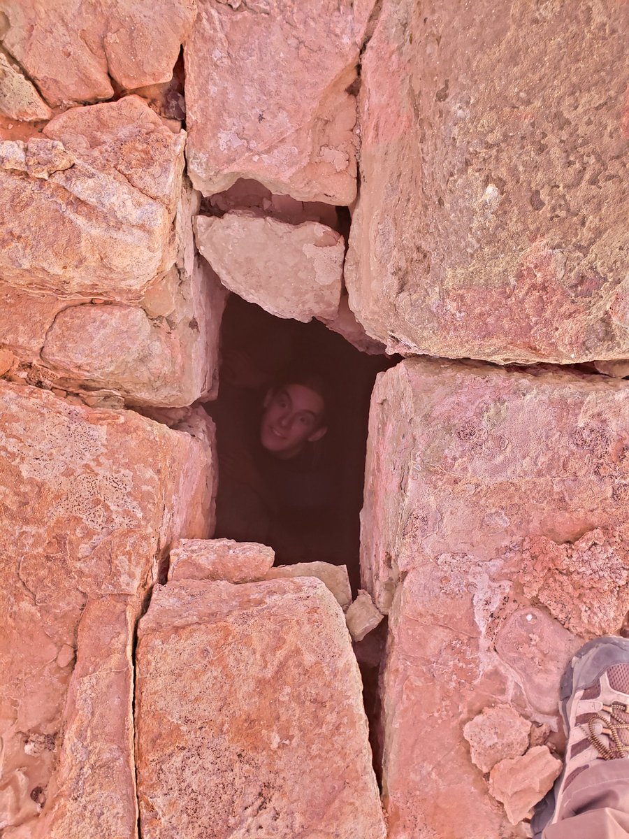 SP_TheGeologist's tweet photo. A demon from the underworld! Actually just my son...we went to Klondike Bluffs just because we can! Sometimes you just need to touch some real outcrop. 

#fieldwork #futuregeologist #geology #sedimentology https://t.co/JB6AQZL6R1
