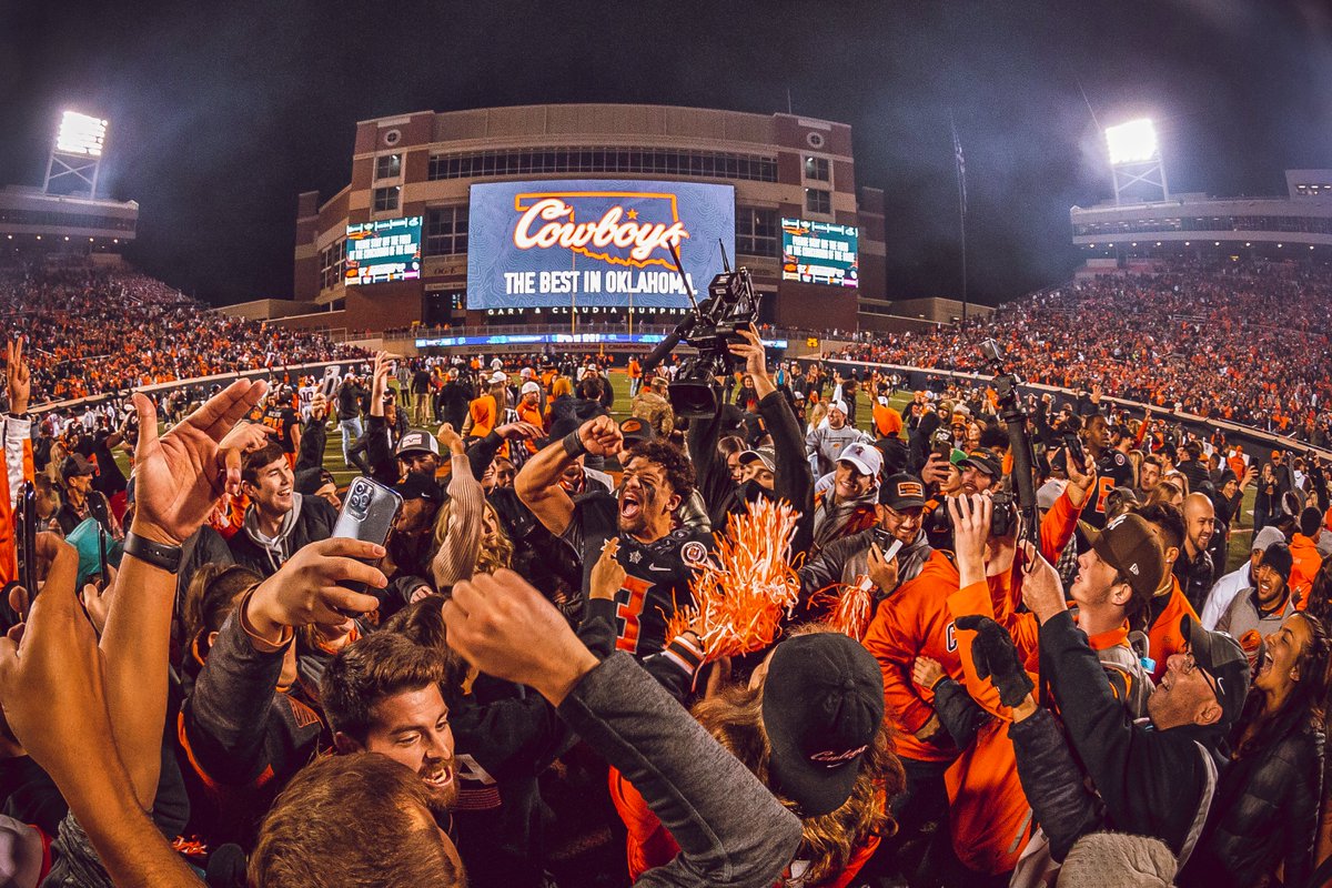 What a rush.

#GoPokes I <a href="/CowboyFB/">OSU Cowboy Football</a>