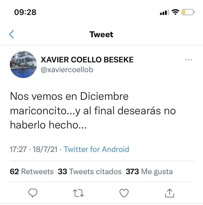 Josegangotena's tweet photo. @xaviercoellob @IDV_EC Ahora entiendo todo Jajajaja https://t.co/UCi1KzxkwY