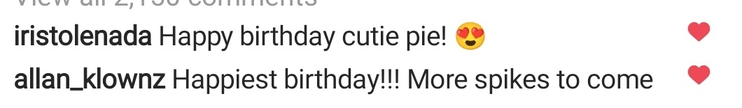 From iris & allan k HAPPY BIRTHDAY JEMA 