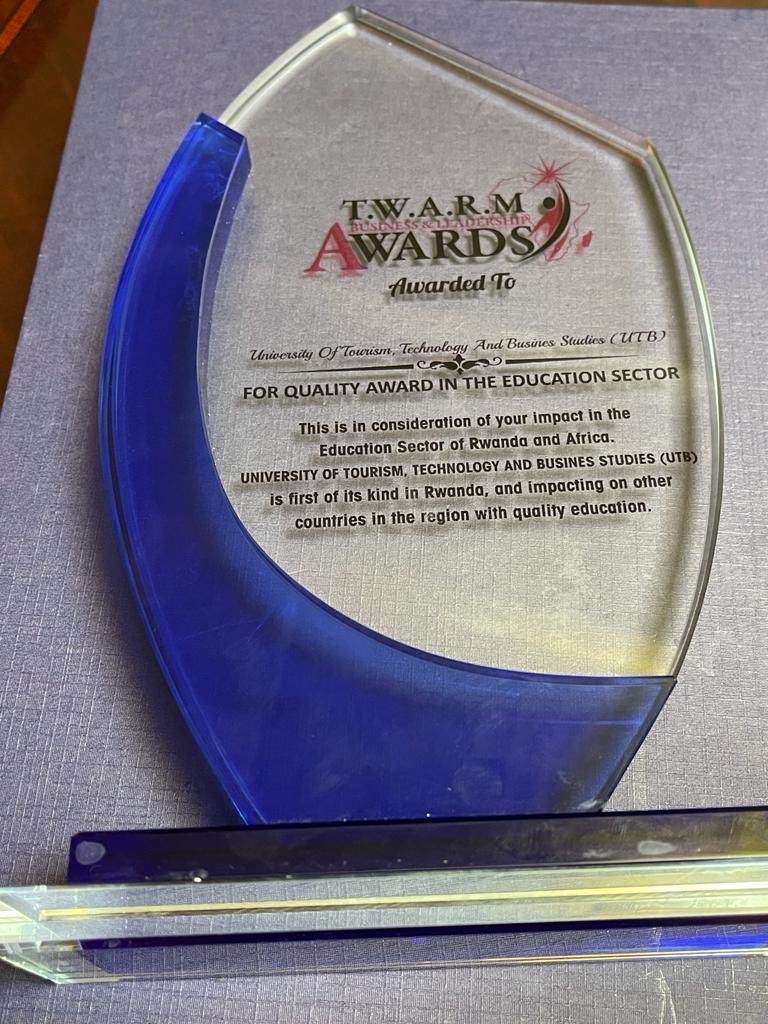 UTB (@utbrwanda) on Twitter photo <a href="/UTBrwanda/">UTB</a> was awarded the TWARM Quality Award in the Education Sector
#making_the_difference
<a href="/RDBrwanda/">Rwanda Development Board</a> <a href="/Rwanda_Edu/">Ministry of Education | Rwanda</a> <a href="/HEC_Rwanda/">HEC Rwanda</a> <a href="/PSF_Rwanda/">PSF Rwanda</a> <a href="/UTBrwanda/">UTB</a> was awarded the TWARM Quality Award in the Education Sector
#making_the_difference
<a href="/RDBrwanda/">Rwanda Development Board</a> <a href="/Rwanda_Edu/">Ministry of Education | Rwanda</a> <a href="/HEC_Rwanda/">HEC Rwanda</a> <a href="/PSF_Rwanda/">PSF Rwanda</a>