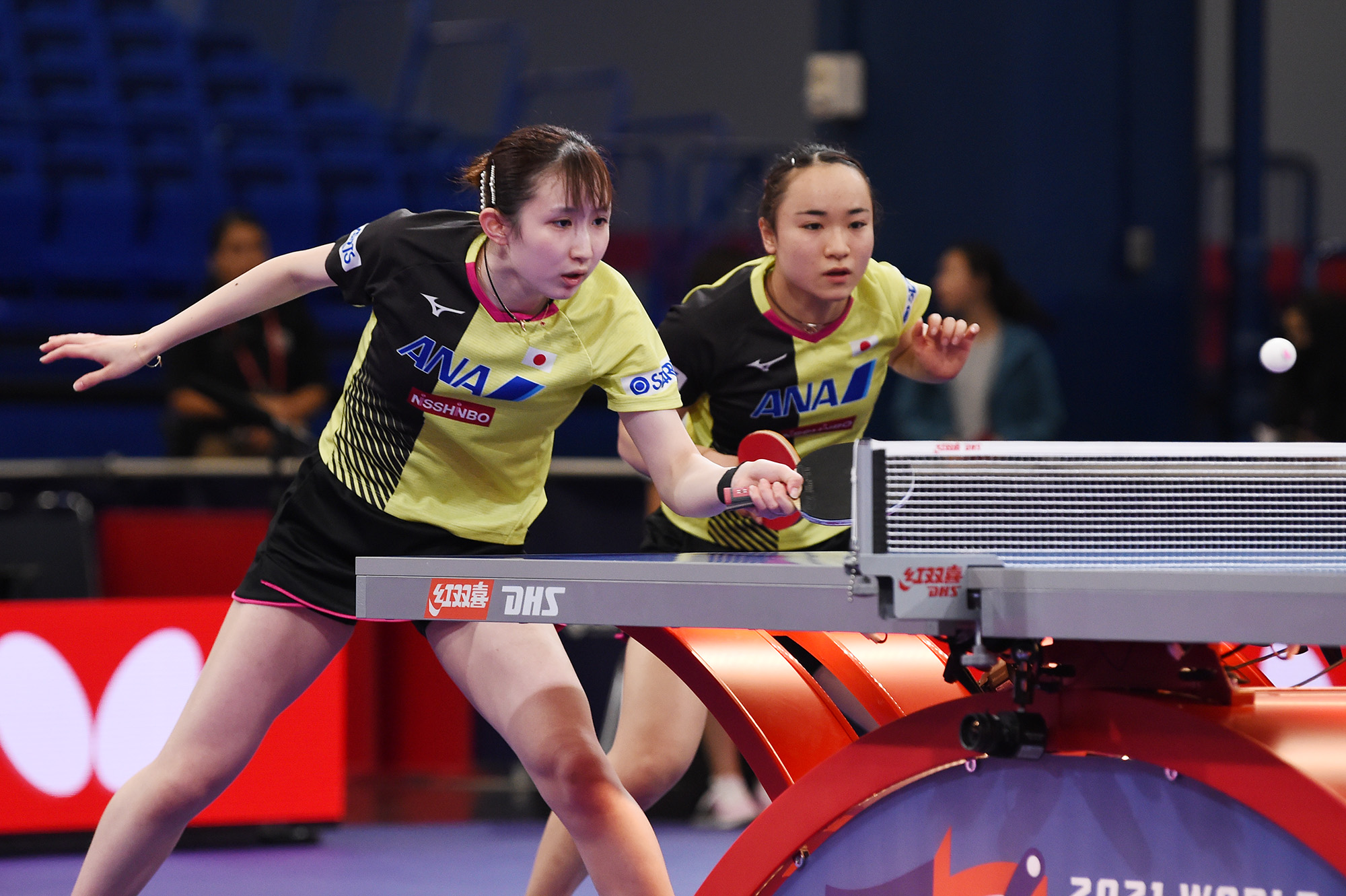 テレビ東京卓球情報 世界卓球 女子ダブルス準々決勝 伊藤美誠 早田ひな 3 0 サマラ ドラゴマン 11 8 11 8 11 1 大会5日目の様子を放送 テレビ東京 系列 今夜6時30分 Bsテレ東 今夜9時 試合結果 トーナメント表はこちら