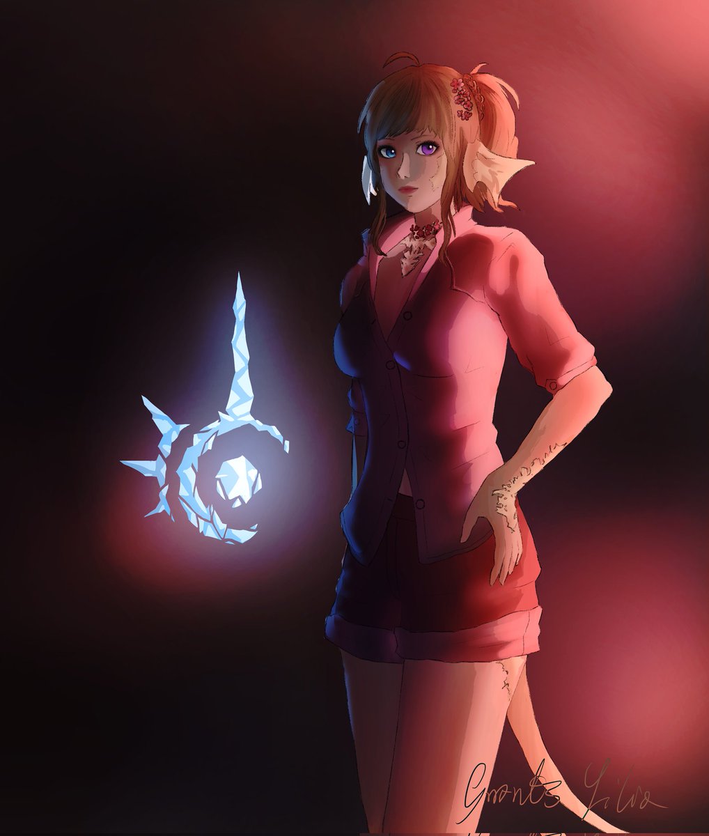 #FFXIV RDM Au Ra for vv close friend
I am really grateful to my close friends who gave me big boost of confidence and motivation by providing useful critique and commissioning my art. Can't wait for Endwalker to play with you all <3
#FFXIVART