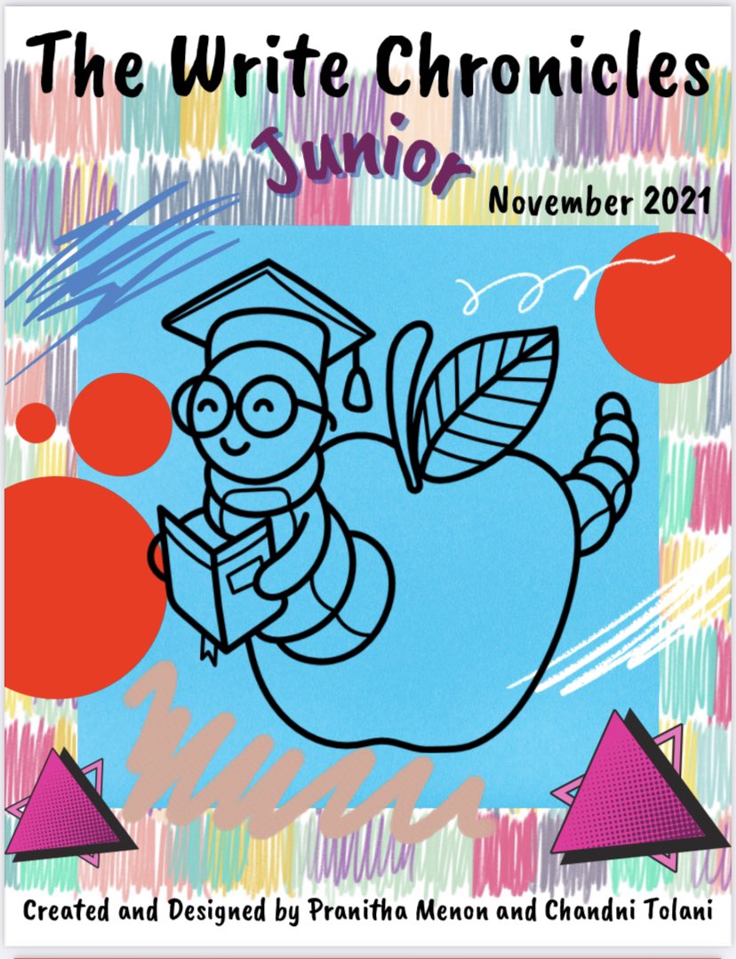 MenonPranitha's tweet photo. We are back!!! @TheWriteChronicles Junior showcases the #stories #talent and #games by children under 12. Download our #November edition at https://t.co/o1t6zshrzz where #youngminds take you along on their colorful and exciting #creative journey. @KNargish @sydneydxb @goodreads https://t.co/puVzxdETTj