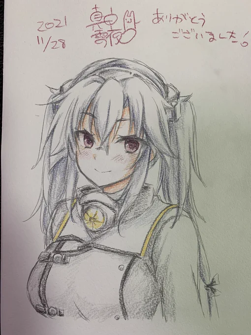 武蔵しゃんスケブ😀 