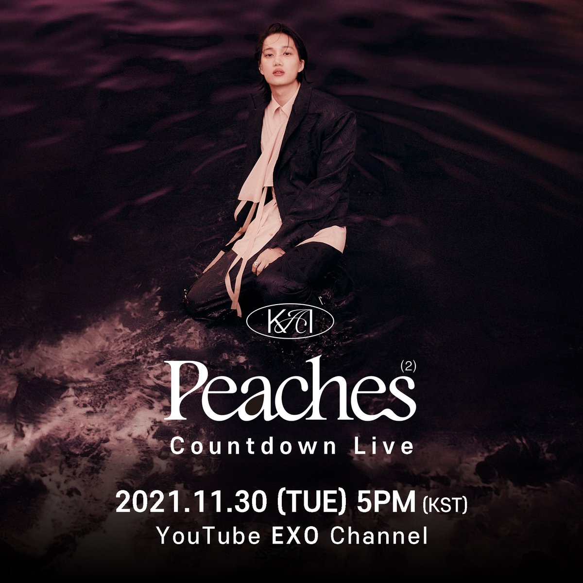 #EXO’s #Kai enchants in captivating new teaser pics for #Peaches, his 2nd mini album dropping November 30 at 6pm!👨‍🎤📸💿🍑💥3️⃣0️⃣🕕🔥👑💚 facebook.com/worldmusicawar…