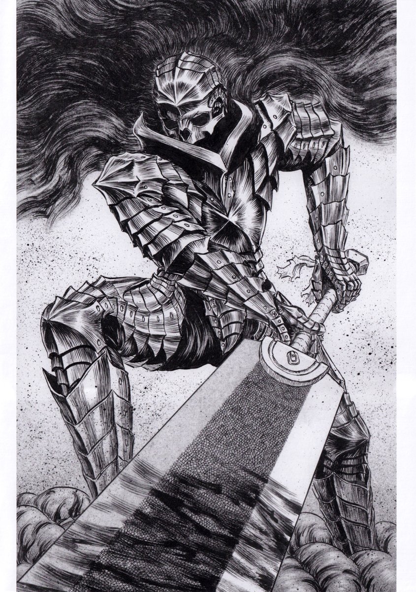 berserkartvault's tweet photo. Raw Page Sourced From 2021 Artbook
#ベルセルク #berserk #berserkart #miuraart #kentaromiura #三浦建太郎 #guts #ガッツ https://t.co/j9lvbfVjuU