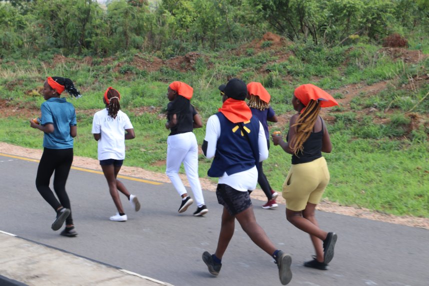 SAYWHATOrg's tweet photo. Yesterday we joined @buseonline1's Orathon &amp; a Color Festival, a key event that speaks to Gender-Based Violence during the #16Days of activism. This is one of the events where students &amp; the community come together to raise awareness against GBV. 
@UNFPA_Zimbabwe @GlobalSpotlight https://t.co/DeLafrATFP