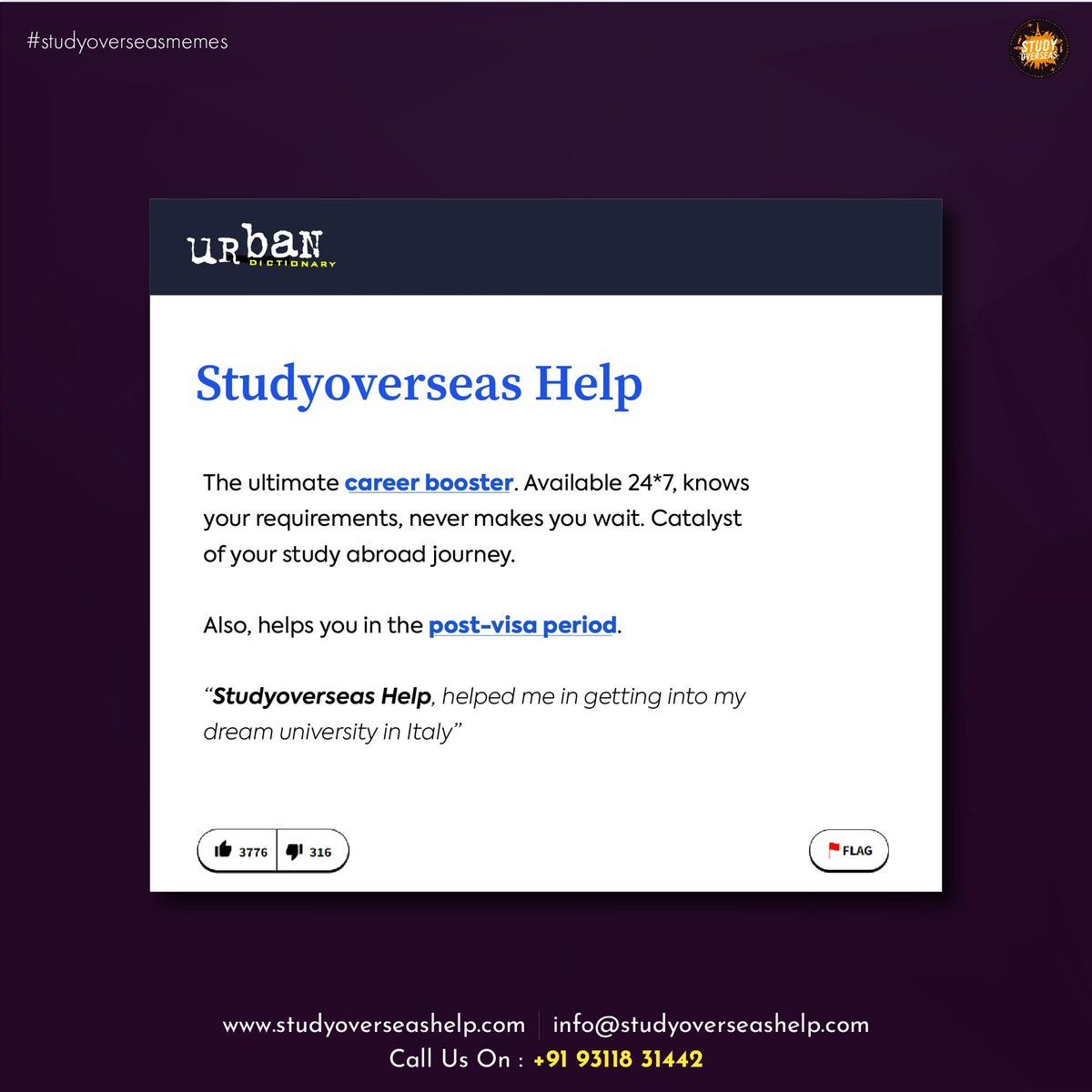 StudyoverseasH's tweet photo. We got in the trend as well😉
.
Follow : @StudyoverseasH
.
#studyoverseas_help 
#urbandictionary #urbandictionaryyourname #urbandictionarymemes #urbandictionarychallenge #studygrampolska #studyabroadlife https://t.co/QwD3nKj9BC