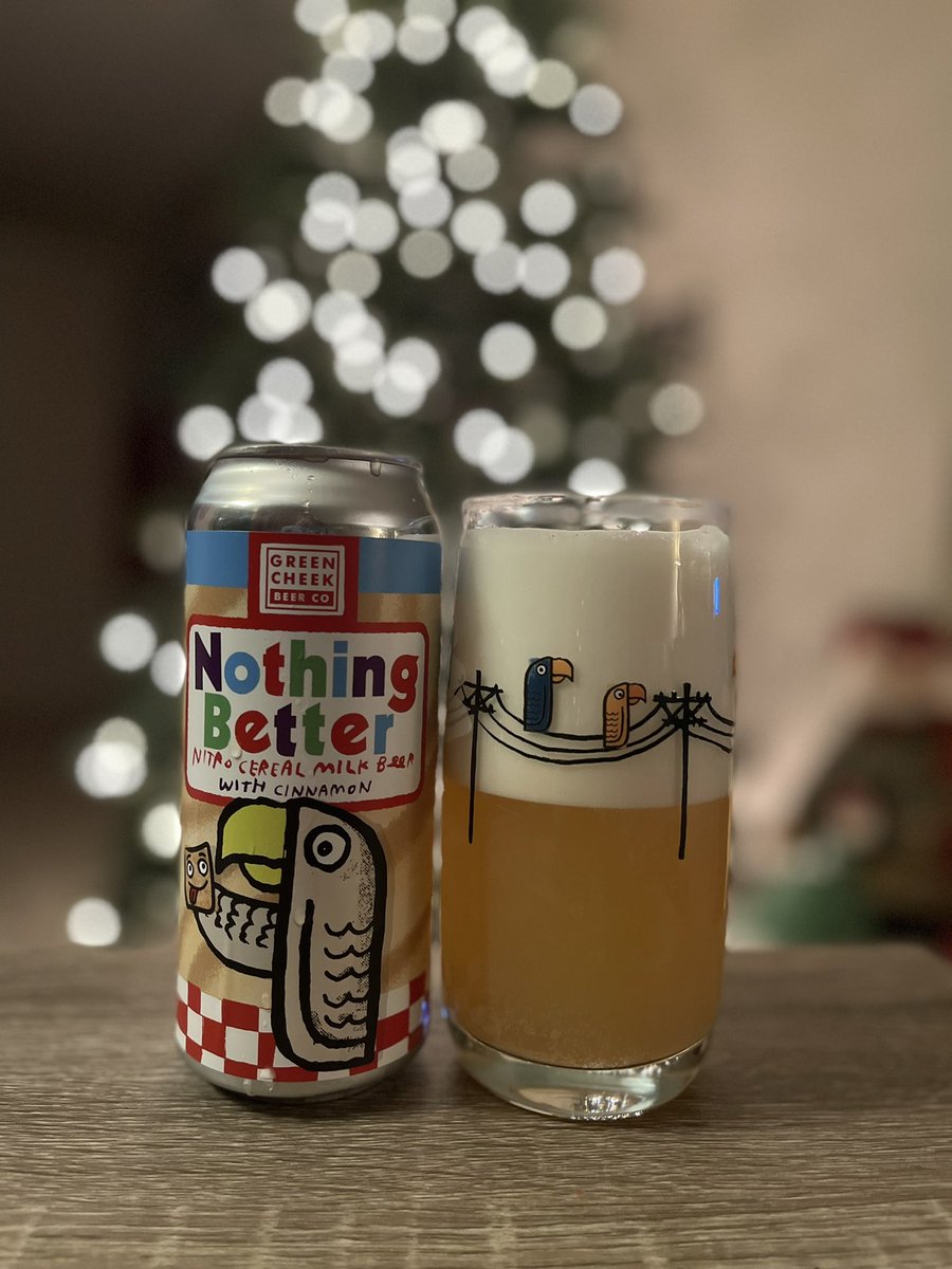 hopproblems's tweet photo. This cereal beer by @greencheekbeer is Christmas in a can! Love it! https://t.co/pGMstNGcse