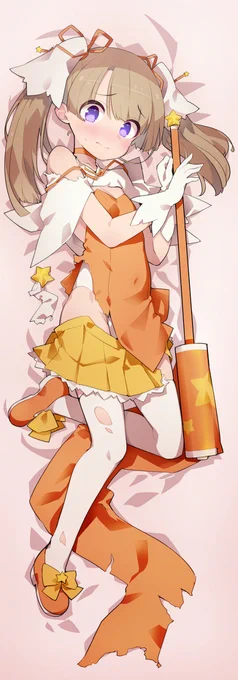 鈴まくら #スターマイン #星野鈴 #魔法少女 #抱き枕 #リクエスト https://t.co/u5XLIFPNre 