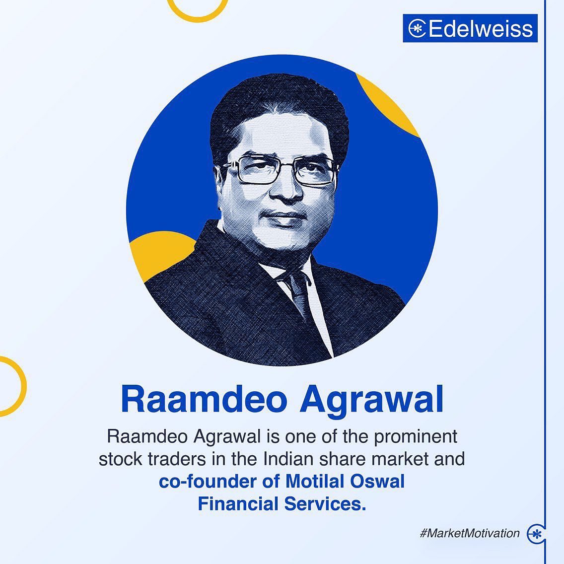 Nuvama_Wealth's tweet photo. Today’s market motivation features Raamdeo Agrawal, Co-Founder of Motilal Oswal Financial Services Limited. He rose to riches by believing that an investment in good businesses is bound to compound.
#raamdeoagrawal #marketmotivation #topinvestor #wealthcreation #wealthmanagement https://t.co/83kgxcNxiu