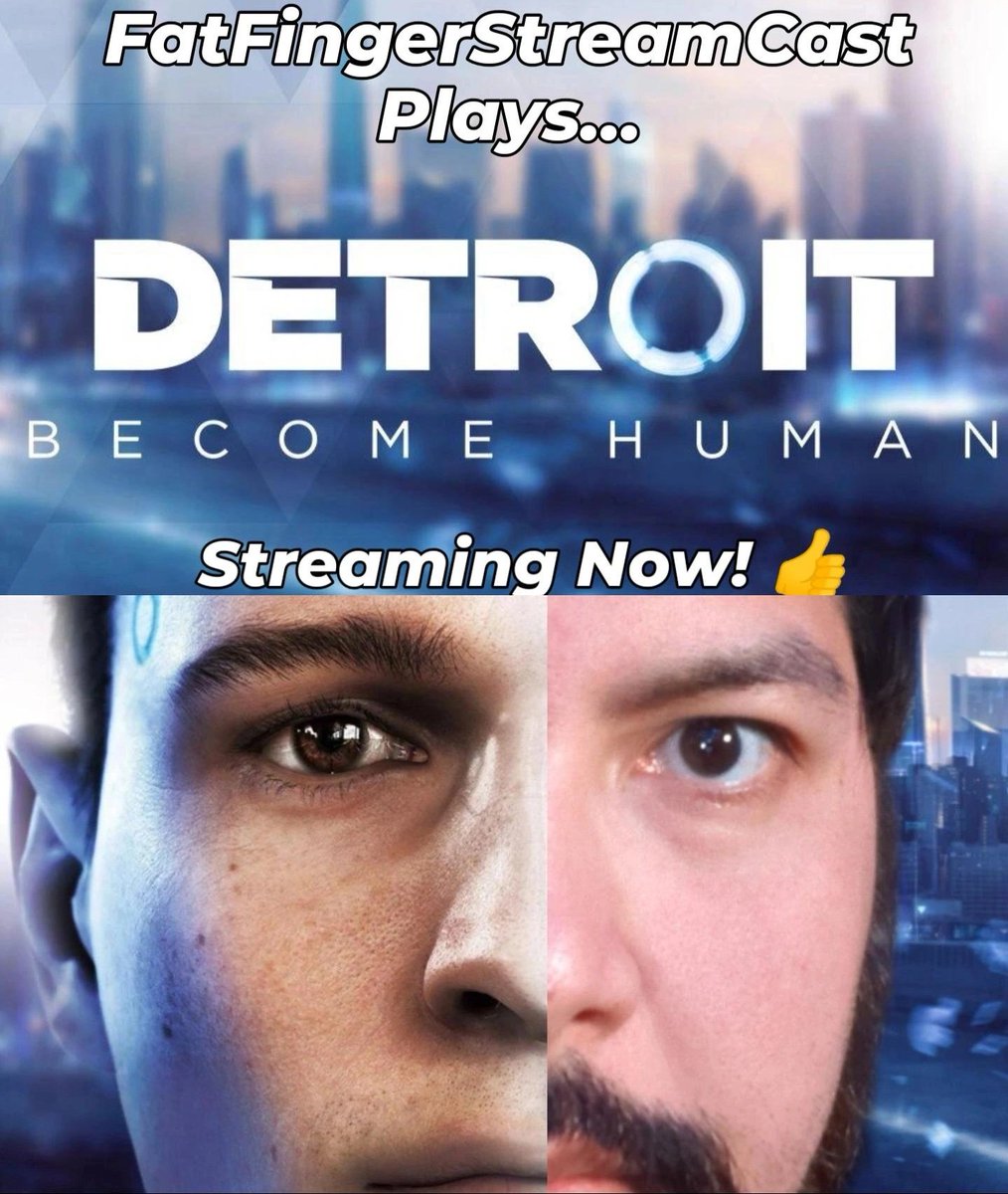 fatfingerstream's tweet photo. Pt. 2 of DBH! Let's see who I'ma let down &amp; kill this time around! 👍 

Watch HERE 👇👇👇
⏭️https://t.co/vziAnMV48R⏮️
*Link in da bio*
.
.
.
#detroitbecomehuman @Quantic_Dream #playstationexclusive #sony #adventuregame #pointandclick #chooseyourownadventure #twitch #PS5 https://t.co/bfUF2Xid2B