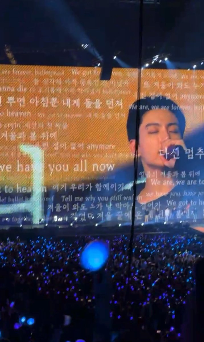 Sbhlees's tweet photo. My baby’s #FirstConcertBTS_LA #BTSSoFiStadium #BTSCONCERT #PTD_ON_STAGE_LA https://t.co/KLaBo88jrB