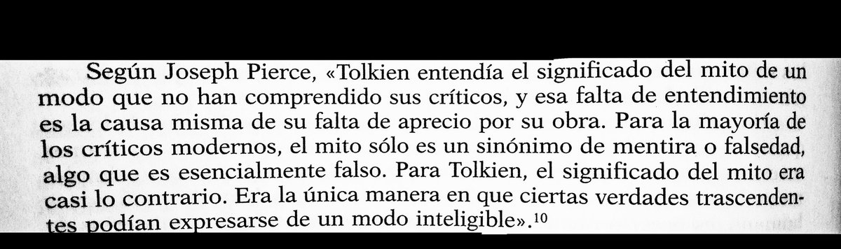 _SombraGrande's tweet photo. Joseph Pierce, del libro "Tolkien, hombre y mito". https://t.co/RugJwyIkKo