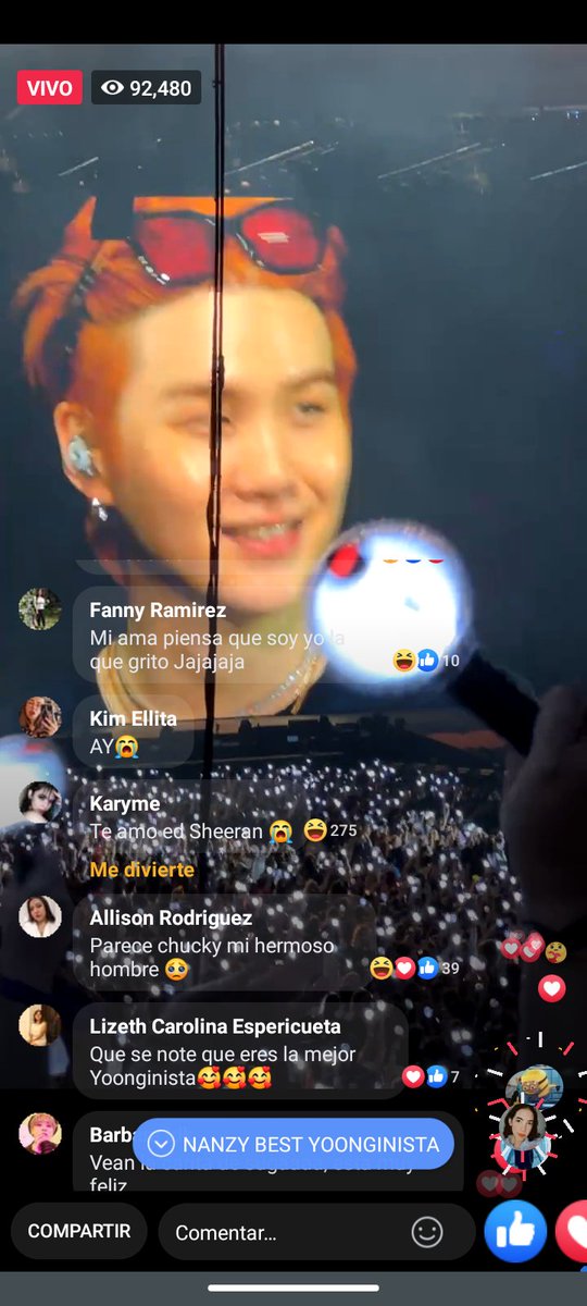ann_miiin's tweet photo. La neta ni llorar agusto dejan con los comentarios del live de Nancy JAJAJAJA
#liveNancy #BTS #Nancy #Nanzy https://t.co/mhlO1WBwww