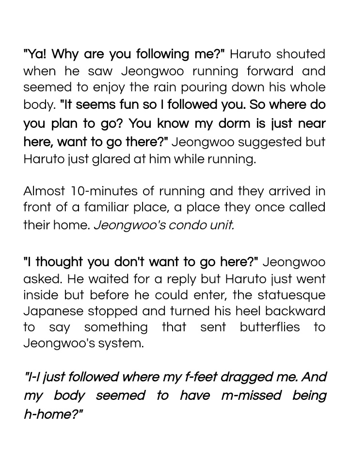 walwrites_'s tweet photo. 'HOME' [ #HAJEONGWOO two-tweet AU ]

"We may had a tragic love story, but I want you to know and remember that I never had thought of unloving you, even once."

[ #hajeongwooau_kilig #forJWOOsFave ]
Part 1/2 https://t.co/kuj6vp6aK5