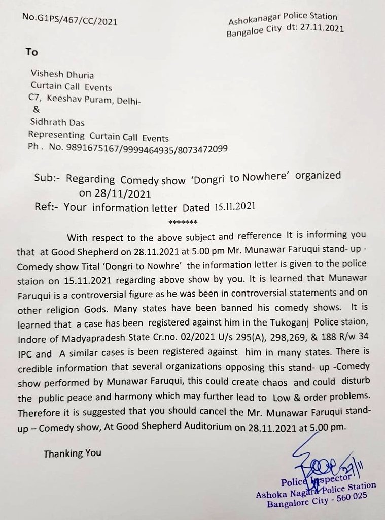 SiddhantMohite1's tweet photo. After Mumbai, Raipur, Goa, Munawar Faruqui’s Bangalore Shows have been cancelled!
Jai Shri Ram!
Special Thanks to all Hindu Organizations and Hindu Activists who are taking this movement forward across India! We shall not tolerate insults of our Hindu Gods!
#GoBackMunawar https://t.co/BAotRPOw0z