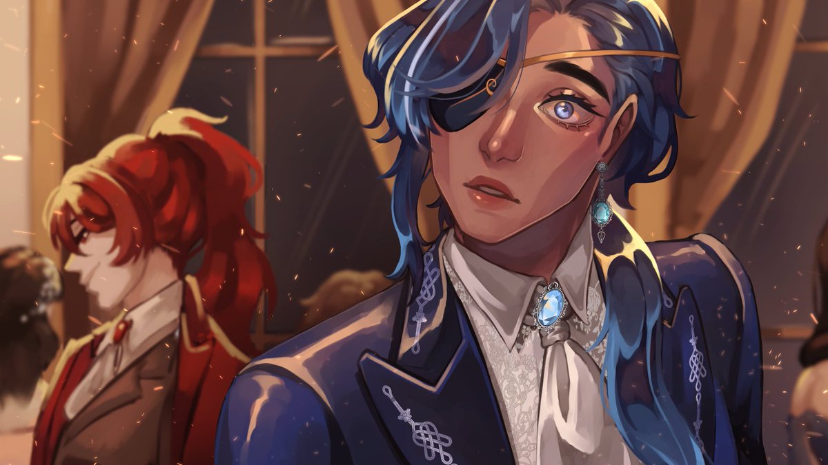 this night is sparkling,
don't you let it go

#kaeula #Kaeya #Eula