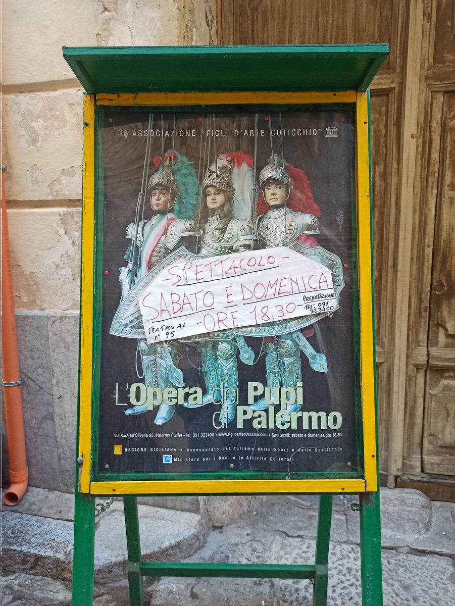 Gianchi60's tweet photo. #Palermo #teatro #operadeipupi #cuticchio #sicilia #sicily https://t.co/DDQAEsaTwP