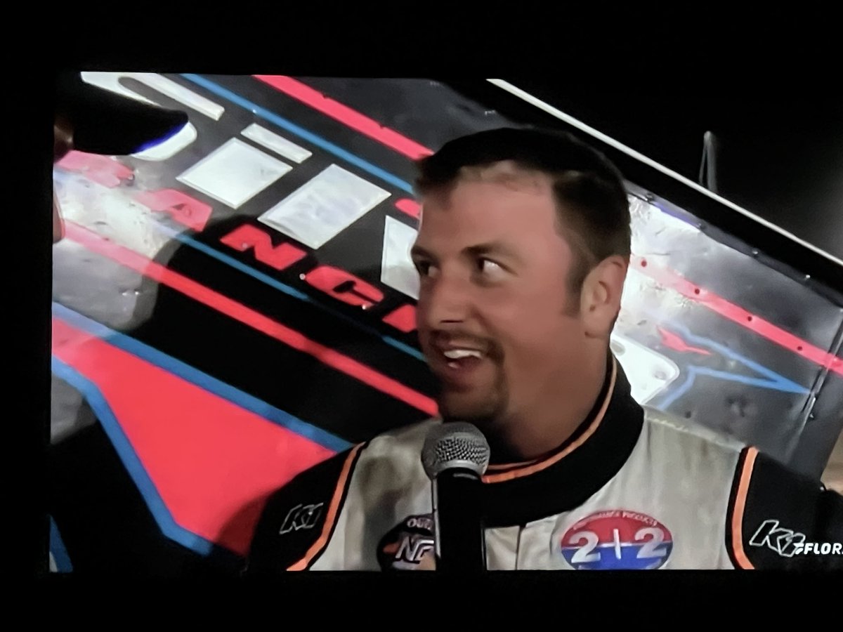 MrAddicted2Dirt's tweet photo. That was impressive @Brock_Zearfoss !! Don’t need no stinking front wing! Grabs the final ever 🏁🏁🏁 @ArizonaSpeedway #CopperClassic https://t.co/AFRWYoHZkO