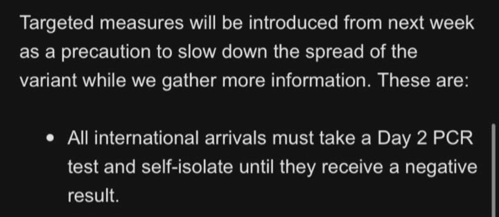 amorsara's tweet photo. Could the government - or anyone - confirm exactly when the new travel measures come in? I’m returning on Monday from Germany so “from next week” isn’t very helpful! @BorisJohnson https://t.co/FibGMTLDTc