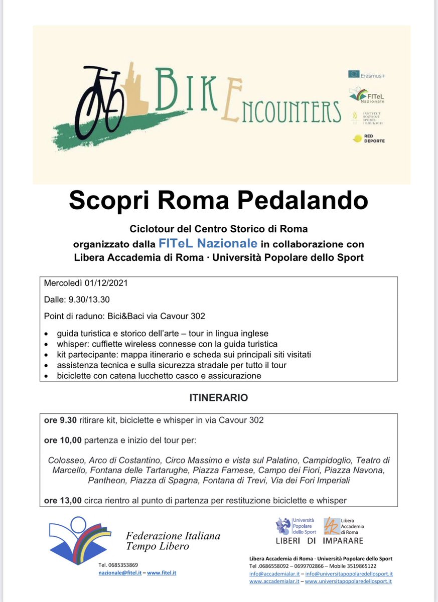 FitelNazionale's tweet photo. #1dicembre2021 Meeting Finale #BikEncounters #Erasmus+ #Sport con i partner polacchi e spagnoli. https://t.co/QJZe8X4Gm8