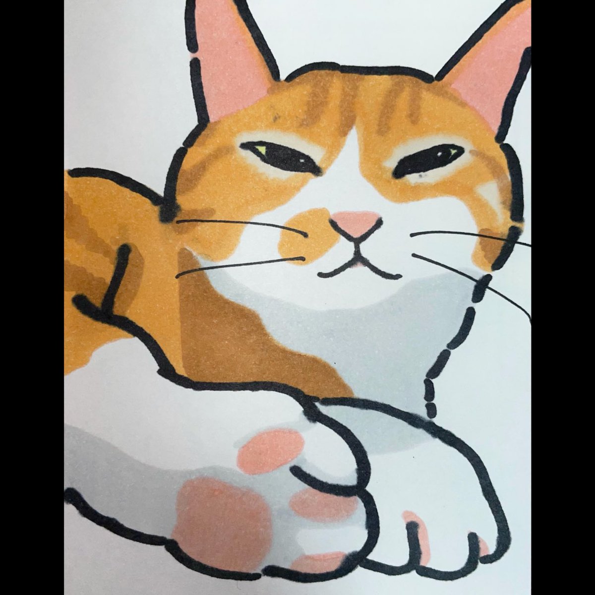 neko_kakuyatu's tweet photo. お宅の猫の"肉球🐾"描かせてくれへん？
DMに写真くれたら描きます
#ねこ
#猫
#猫イラスト 
#イラスト
#猫好きな人と繋がりたい 
#猫好きさん 
#猫のいる生活 https://t.co/7kUiFEeBT2