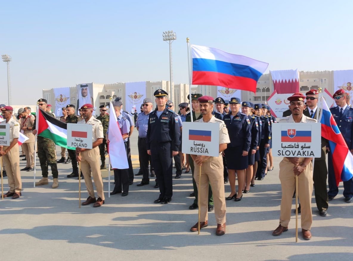 russiaqatar's tweet photo. Russian team is participating in the 44th World Military Parachuting Championship (#WMPC) in #Qatar!
Российская команда принимает участие в 44-м чемпионате мира Международного совета военного спорта (#CISM) по парашютному спорту в Катаре https://t.co/jpVPZWBcAV