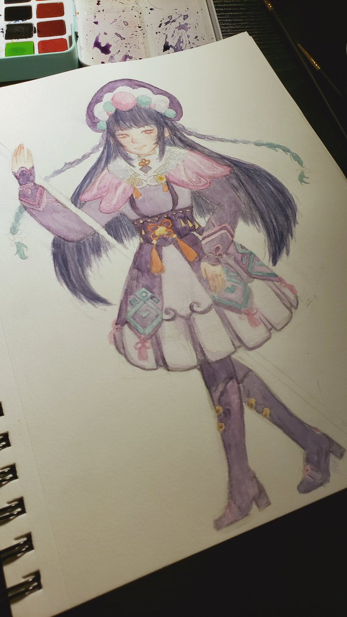 vevaeii's tweet photo. #yunjin #genshinimpact

Practicing watercolor because it has been a while since I have used it :-D (I'm also impatient) I can't decide on which polerarm to paint https://t.co/atT1EAg6eU
