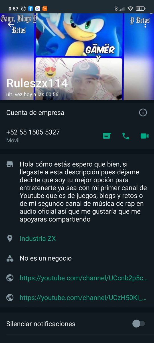 Ruleszx114Gamer's tweet photo. Te gustaría comunicarte conmigo, pues aquí está para que me digas tu sugerencia o opinión o algo recomendable para el canal. https://t.co/lnVbdfVrsP