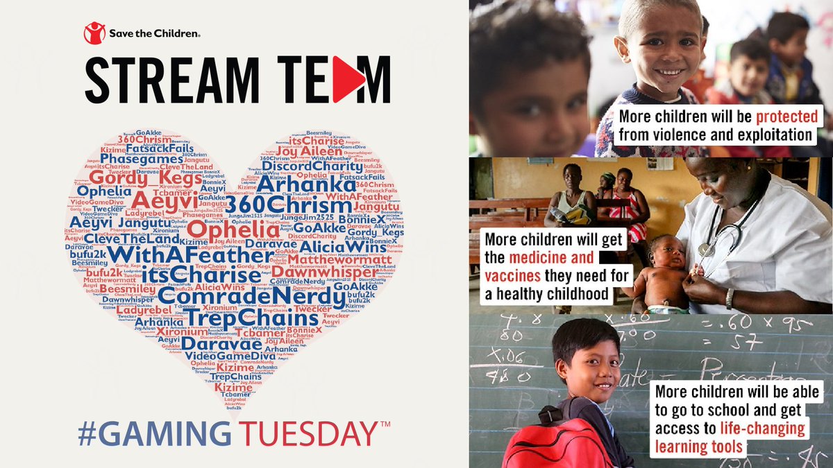 Save the Children Stream Team tweet media