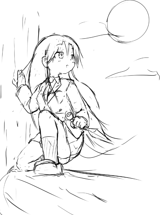 月下のあぎりさん 