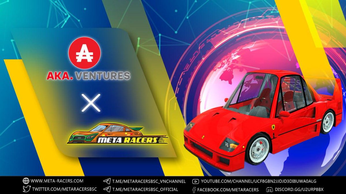 tarankaaa_dasha's tweet photo. 🎉 PARTNERSHIP ANNOUNCEMENT 🎉
🏁 MetaRacers aspires to become one of the most popular NFT games on the market, attracting a large amount of attention from the gaming community with the support of https://t.co/VDXzSdQKJ6.
#PlayToEarn #GameFi https://t.co/1RrTCVD1eE