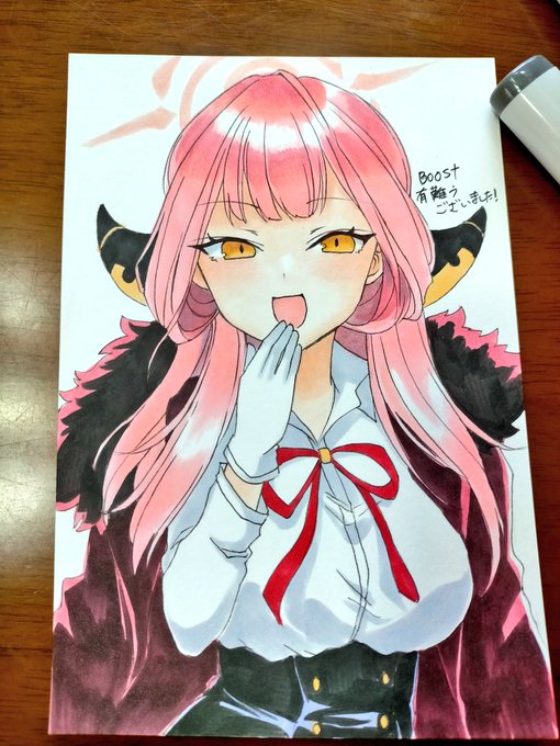 Boostして下さった方に描いたお礼イラストです🥳 
