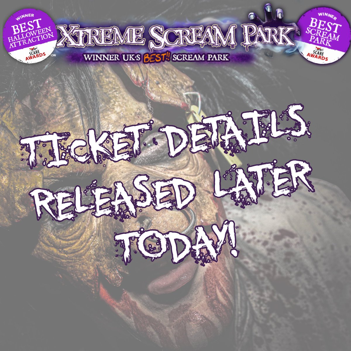 ❗Cyber Monday Flash Sale❗

It's been exactly 4 weeks since the last scream of the 2021 season!👇

⚠ We will be doing a very limited 1 day sale tomorrow for Cyber Monday on selected nights! 
👀 Stay tuned for more information tonight! #xtremescream #halloween #cybermonday #Sale