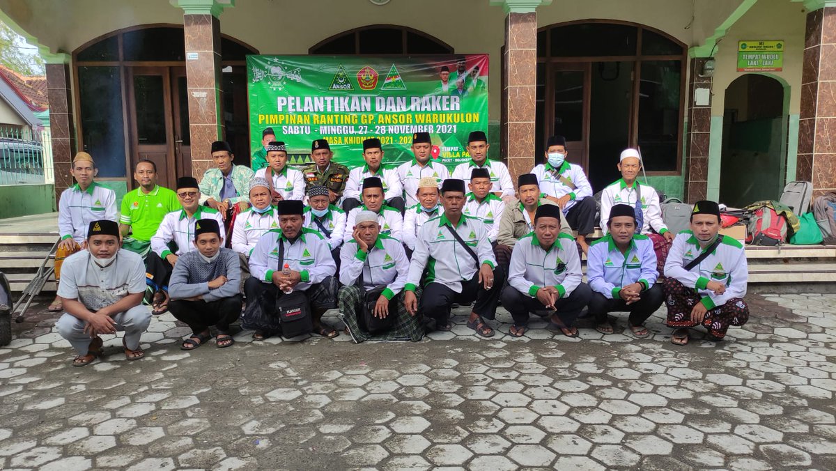 Gpansorpucuk's tweet photo. Selamat dan sukses, pelantikan dan raker Pimpinan Ranting Gerakan Pemuda Ansor Warukulon.
Semakin Jaya, https://t.co/tuHi5apgBQ