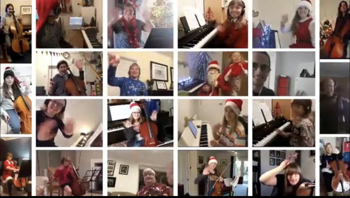 CHJMusic's tweet photo. We’ve had the first few videos in and they are FAB! We’ve also seen lots of decorations going up this w/e so it’s the perfect time to join in!

Here’s a shot of last years and this year we have vocals too so do join us for a festive sing song! 

Sign up https://t.co/xY0yHQ62cC https://t.co/WYoi898wX0
