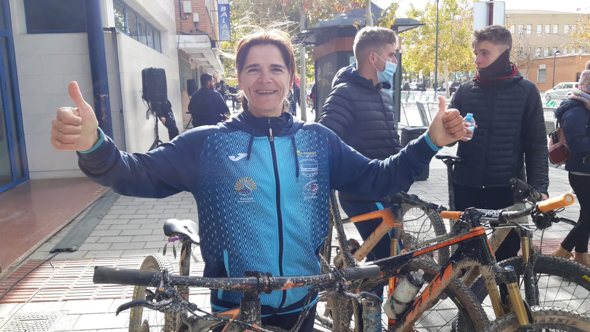CircuitoBTT's tweet photo. 📌  #BTT | Alfonsi Villar, campeona de la IX Carrera de BTT de #Albacete. Tercera victoria consecutiva en este 2021 para ella. https://t.co/yfptCwqKeW