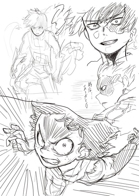 息抜き 落書き 轟焦凍:オリジン 