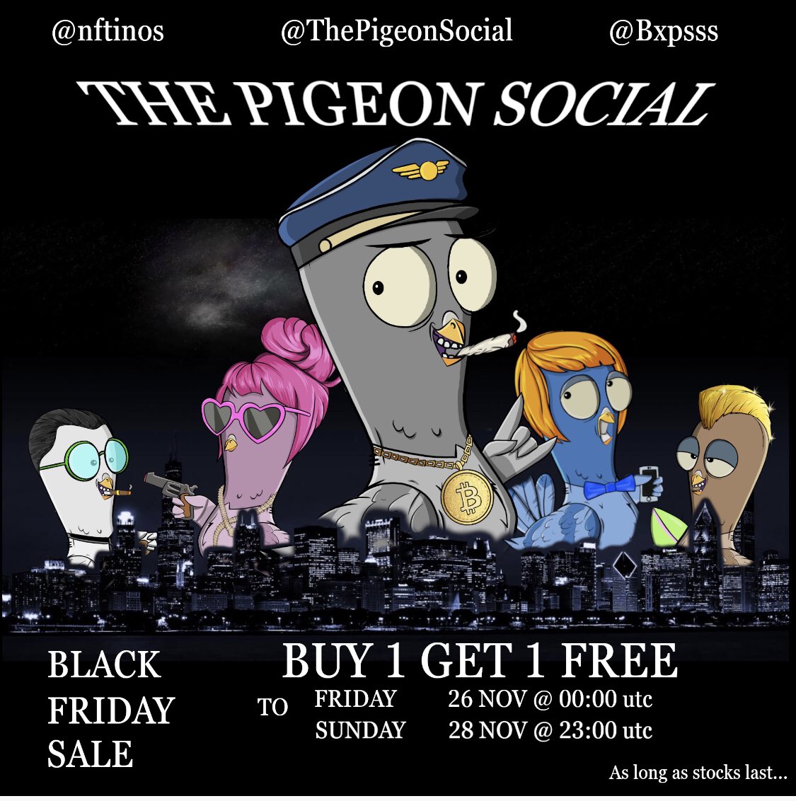 FreedomFlockerz's tweet photo. Fun Fact:
Pigeon on Opensea at 0ETH+gas 
=
Mint at 0.02ETH.

MINT is cheaper than Opensea Gas😱
👉https://t.co/aBagR59CMt

Our contract has the lowest gas fees for mint.

Interesting experience to do!
#gasfees #NfT #NFT #NFTs #nftcollectors #NFTcollection #NFTCommunity #ETH https://t.co/jYzo2akOE0