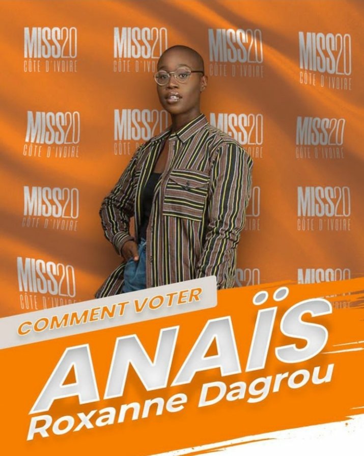 AK2cent25's tweet photo. Salut la Mif, nous sommes en marche pour la ligne droite vers la #FINALE , Pour faire la différence, Votez plusieurs fois maintenant pour @AnaisDagrou la #Candidate23 au concours #Miss20 basé sur le #leadershipfeminin organisé par #orangecôtedivoire #WINNING https://t.co/kOqrbfDaKS