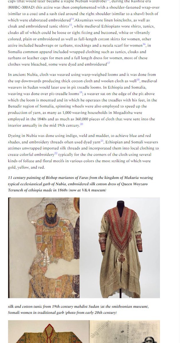 rhaplord's tweet photo. My article:

"Cloth in African history: the manufacture, patterning and embroidering of Africa's signature textile aesthetics"

an overview of textiles from sub-Saharan Africa
https://t.co/m5gUkEX71B https://t.co/KcwYlGgtyj