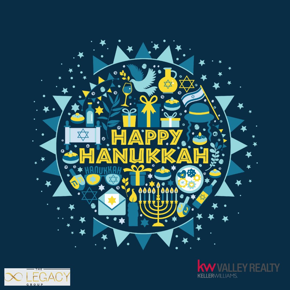 GigiTheRealtor's tweet photo. Hanukkah begins tonight! 🕎 Celebrate eight days of Hanukkah from today to December 6. https://t.co/gLQ4xusAwj