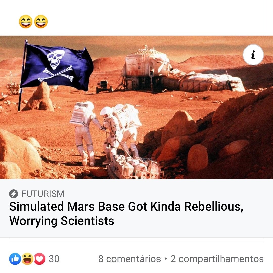 DireitoLibertr1's tweet photo. Cientistas estão preocupados que a colonização de marte em uma simulação tornou ela independente da Terra. 

Eu acredito que Marte tem um grande potencial para se tornar o primeiro local decentralizado e com uma governança privada.

#partiumarte https://t.co/wPwgQMu88z