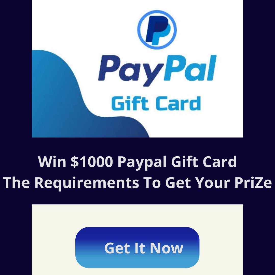 Only For USA
Giveaway 😱😱
Get a $1000 paypal gift card 
Go to the link, If you are interested then read carefully the requirements to get your prize.🥰🥰
Click this link👇👇
tinyurl.com/4ks3zjhs
@TheCSUSA <a href="/usa/">USA</a>
#Paypalgiftcard #giftcard #gift #giftcards #giftideas #giveaway