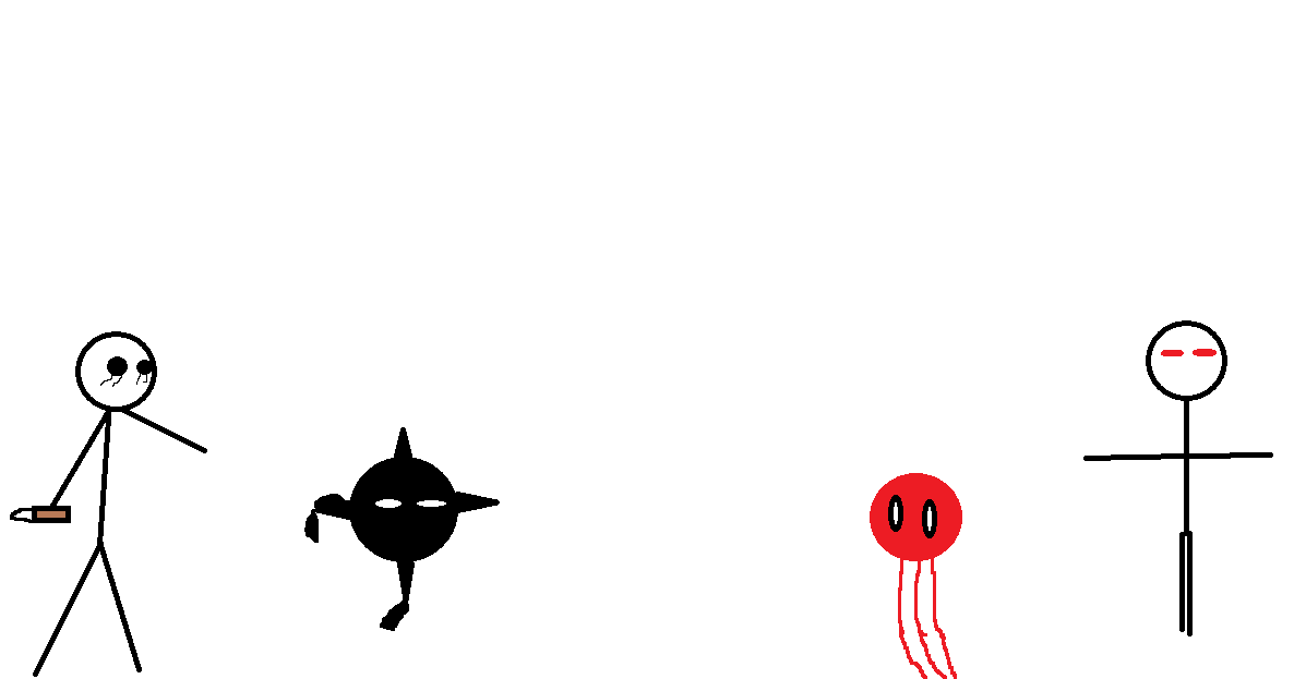 JTshows's tweet image. The battle start from top. #Battle #horror #Sentimonster #fight