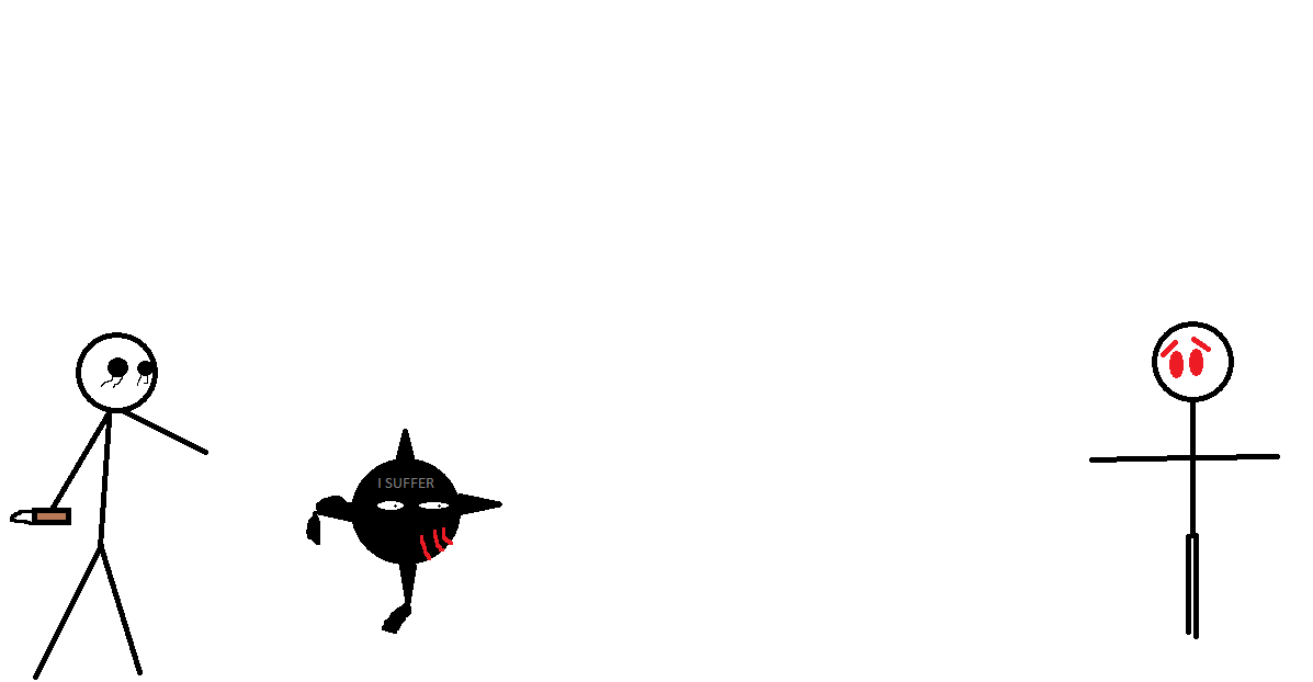 JTshows's tweet image. The battle start from top. #Battle #horror #Sentimonster #fight