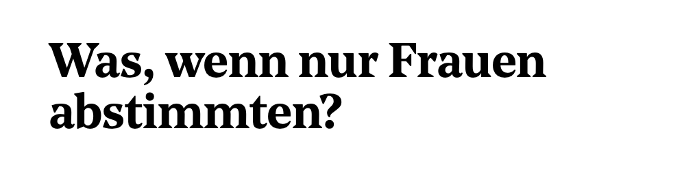 mjKolly's tweet photo. Die «Auf lange Sicht»-Datenkolumnen des @RepublikMagazin gibt's neu als Best-of-Buch, hrsg. mit @schmid_simon im @hepverlag.

Darin, zum Beispiel: «Was, wenn nur Frauen abstimmten?» von @o_kuehni et moi als Lektüre zum Adventsbeginn.

🎄 https://t.co/9dl6yN3sYP https://t.co/wAhrO4rpIn