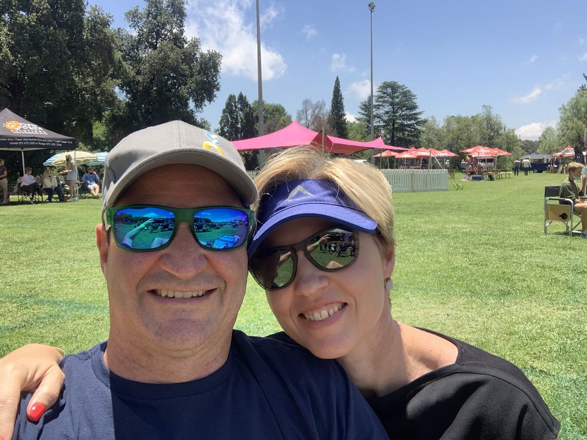 On the lawn with fam